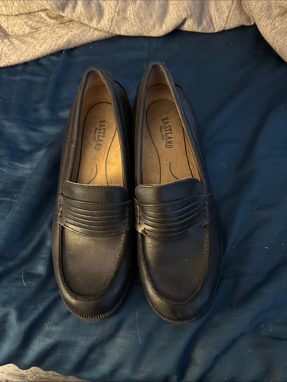 Eastland Classic Black Leather Penny Loafers